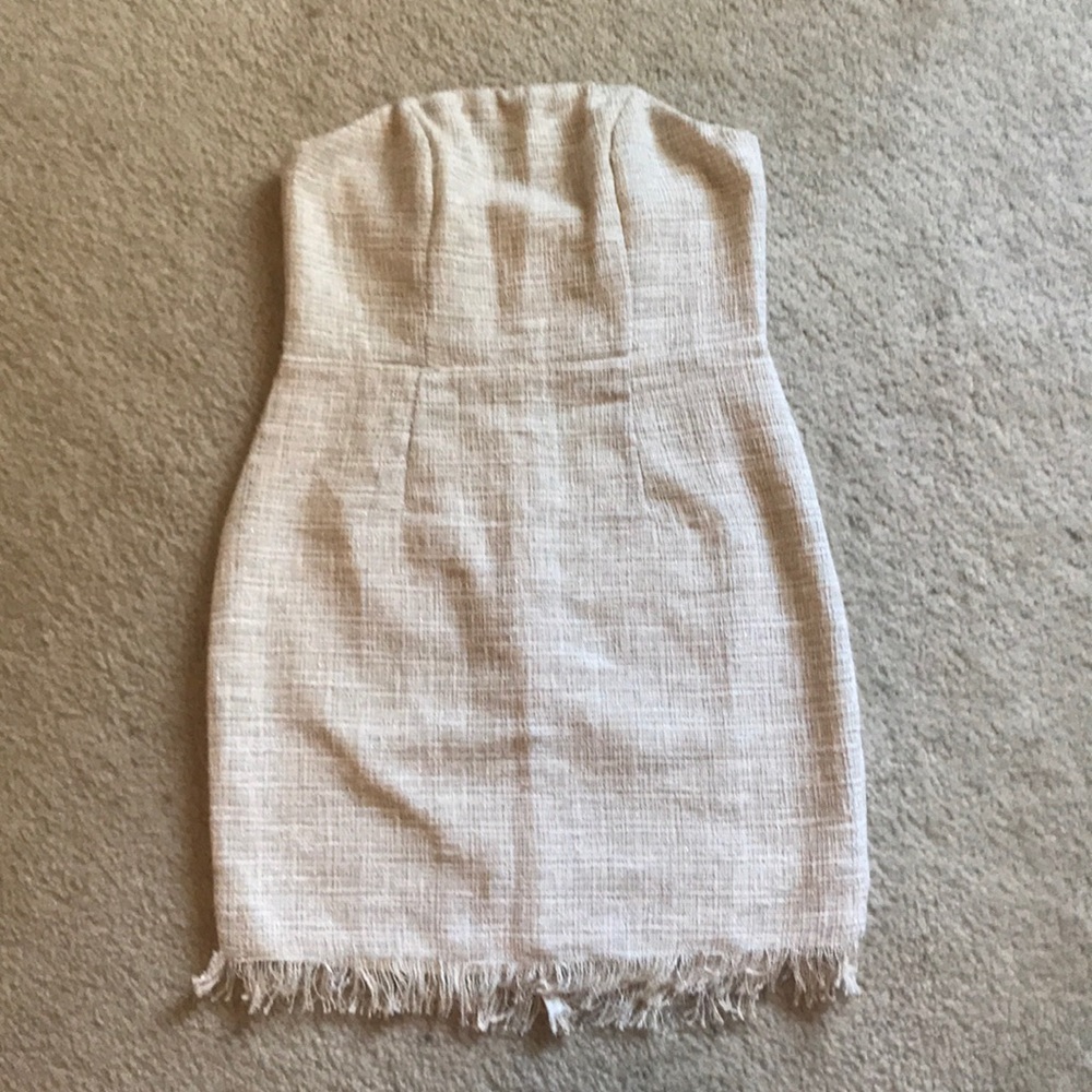 Tweed knit mini dress